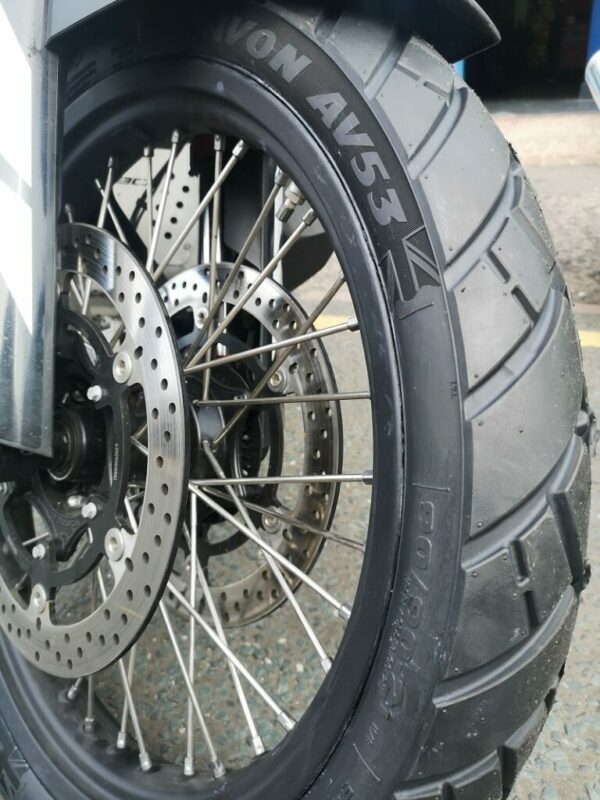 Avon Trailrider AV53 and AV54 Adventure Motorcycle Tyres. UK stock