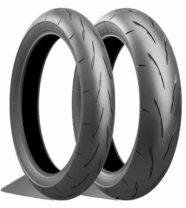 Bridgestone Classic Racing CR11 18 inch motorcycle race tyres.