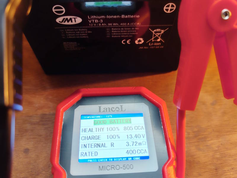 Harley Davidson 65948-04 Lithium Battery VTB-3 - UK stock. FAST